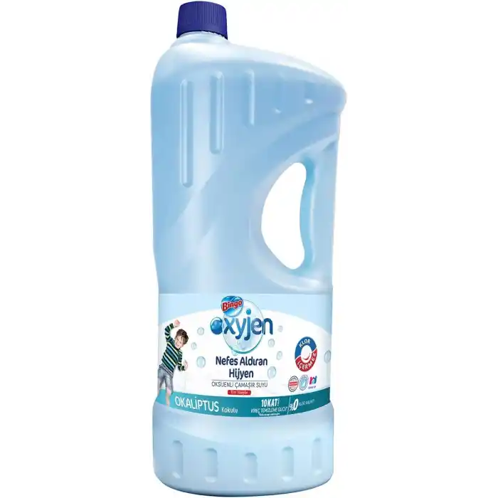 Bingo Oxyjen Okaliptus Kokulu Çamaşır Suyu (1 x 1852 mL)