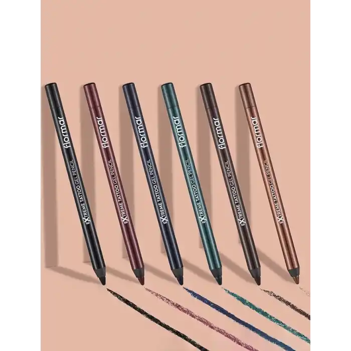 Flormar Mat Kalıcı Göz Kalemi (YEŞİL) - Extreme Tattoo Gel Pencil - 003 Deep Green - 8682536028851