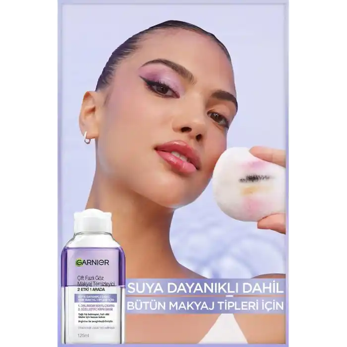 Garnier Çift Fazlı Göz Makyaj Temizleyicisi 2 Etki 1 Arada 125ML