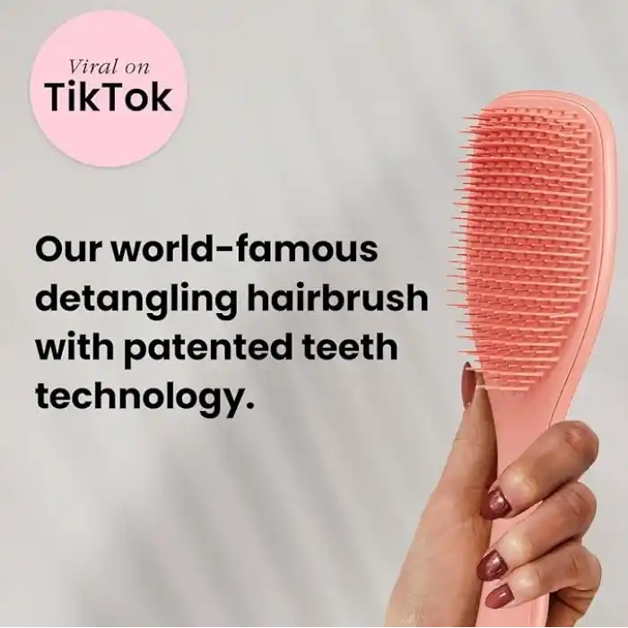 Tangle Teezer The Ultimate Detangler Fine & Fragile Cinnamon-Hassas İnce Saç Fırçası-Tarak