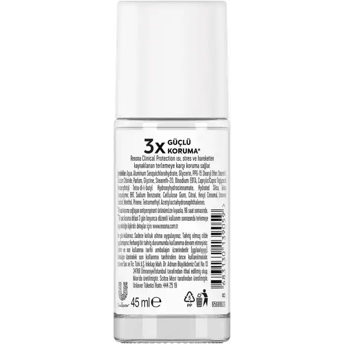 Rexona Clinical Protection Confidence Roll-On Deodorant 45 Ml