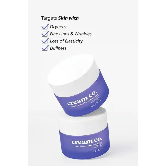 Cream Co. PDRN Kolajen Nemlendirici Yüz Kremi, Peptit NAD+ Argireline Sıkılaştırıcı Kırışıklık Karşıtı 50 ml