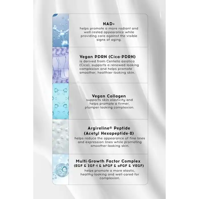 Cream Co. PDRN Kolajen Nemlendirici Yüz Kremi, Peptit NAD+ Argireline Sıkılaştırıcı Kırışıklık Karşıtı 50 ml