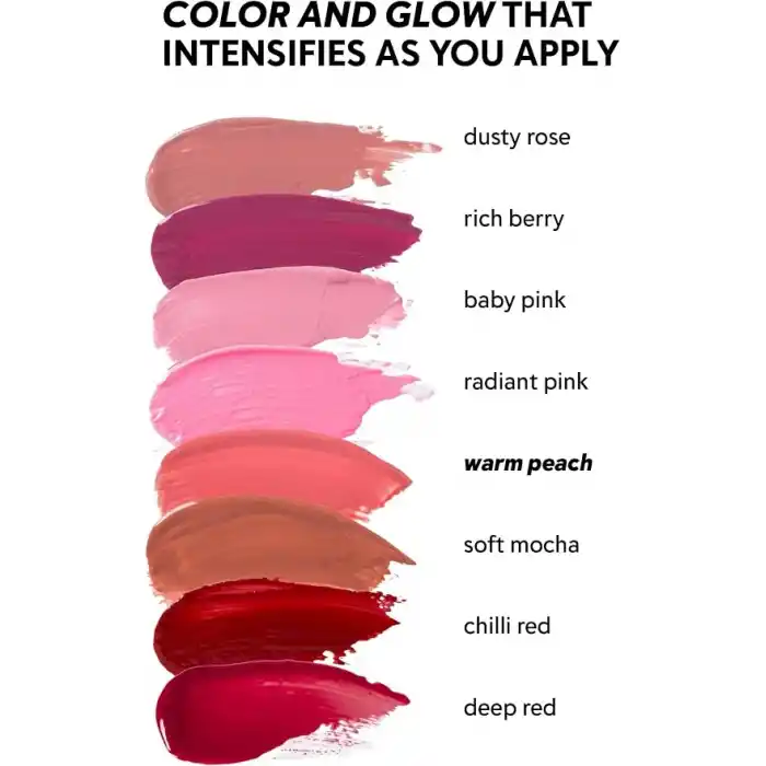 Cream Co. Allık Ruj Göz Farı Glow Tint Warm Peach, Nemlendirici Makyaj, 503 Şeftali, Hyaluronik Asit Peptit
