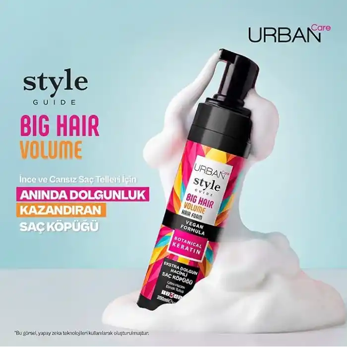 Urban Care Style Guide Ekstra Dolgunlaştırıcı Hacim Köpüğü- Esnek Tutuş Ultra Hacim-100ml