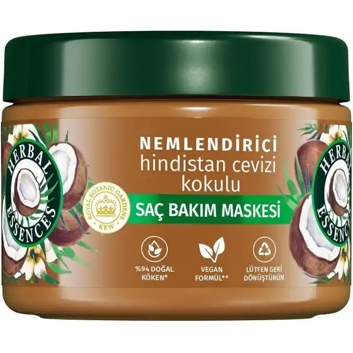 Herbal Essences Nemlendirici Hindistan Cevizi Kokulu Saç Bakım Maskesi 300ml