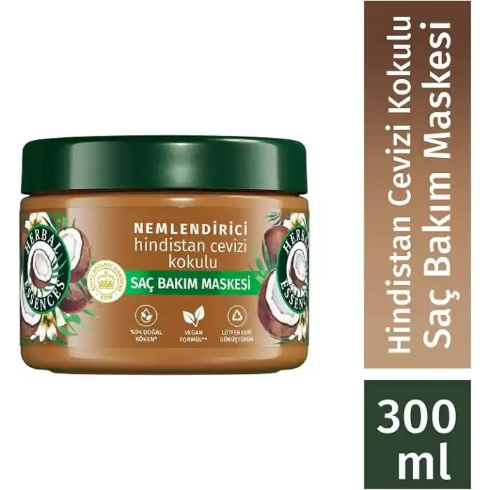 Herbal Essences Nemlendirici Hindistan Cevizi Kokulu Saç Bakım Maskesi 300ml