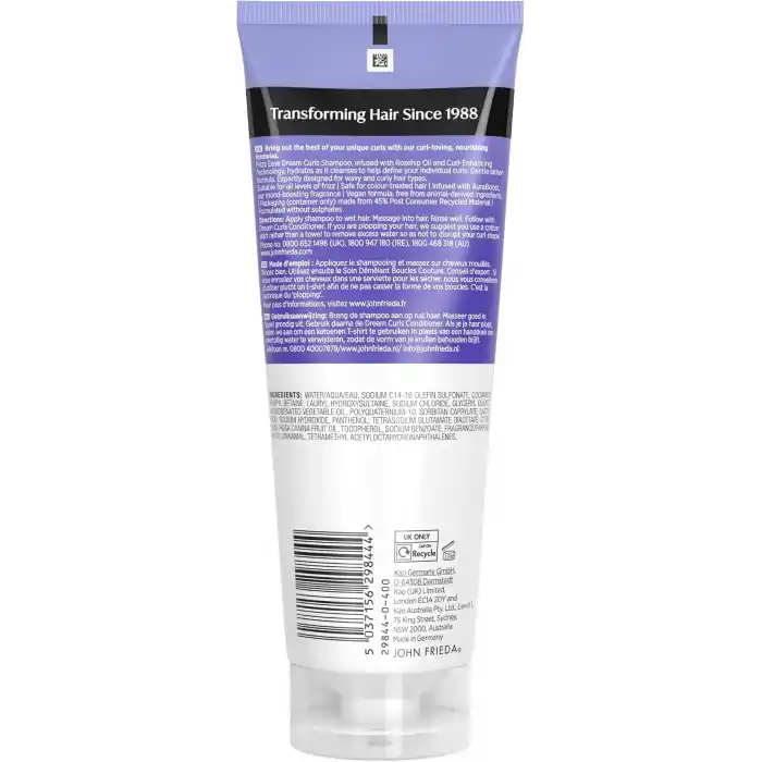 John Frieda Frizz Ease Dream Curls Kusursuz Bukleler Şampuan