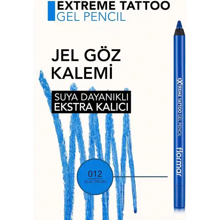 Extreme Tattoo Yüksek Pigmentli & Mat Bitişli Jel Göz Kalemi
