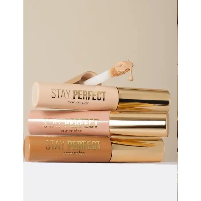 Flormar Doğal Bitişli Kapatıcı (SOĞUK ALT TON) - Stay Perfect Concealer - 007 Light Beige - 8682536085564