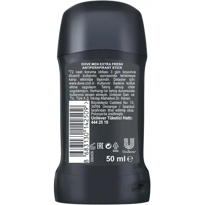 Dove Men Care Extra Fresh Stick 50 Mililitre