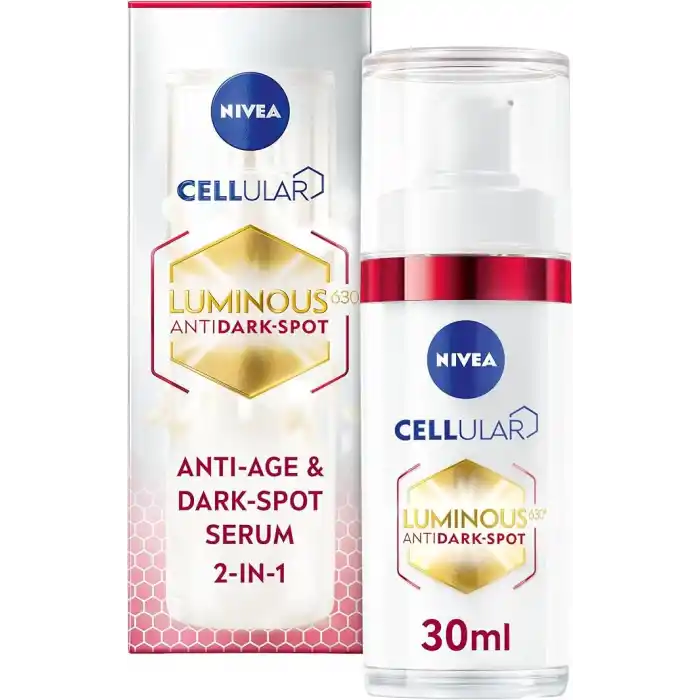 NIVEA Luminous630 Leke & Yaşlanma Karşıtı Serum 30 ml,Hyaluronik Asit ve Kolajen Tetikleyici