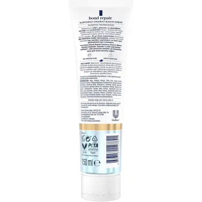 Dove Saç Bakım Kremi Peptit Bond Repair 150 ml