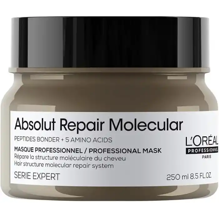 LOréal Professionnel Paris Absolut Repair Molecular Tüm Yıpranmış Saçlar İçin Yoğun Onarıcı Maske 250 ml