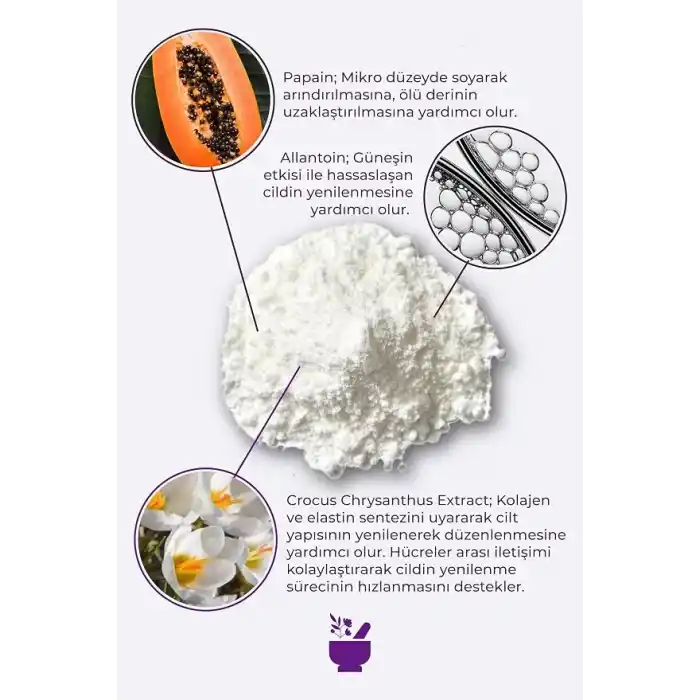 Cosmed Aydınlatıcı ve Arındırıcı Toz Yüz için Peeling 19 gr