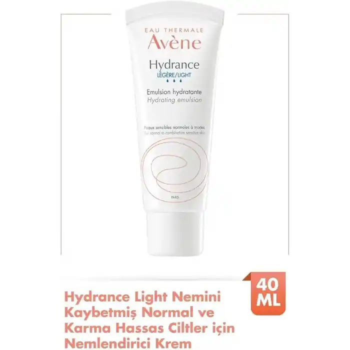 EAU THERMALE AVENE Hydrance Light Hassas Ve Karma Ciltler Için Nemlendirici Emülsiyon 40 ml 216616