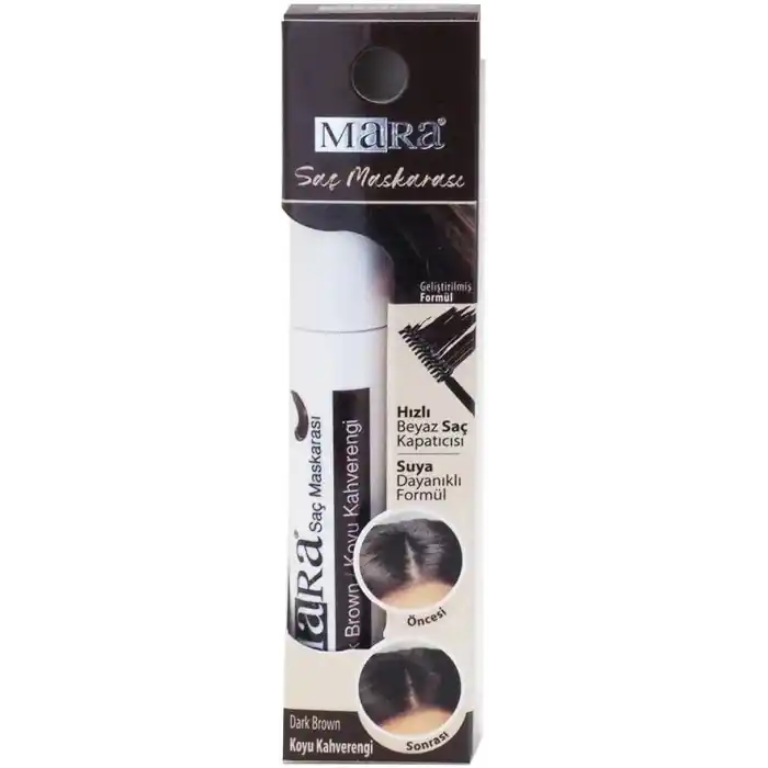 Mara Kozmetik IMM209.361 Saç Maskarası Koyu Kahve 1 Paket 6 ml