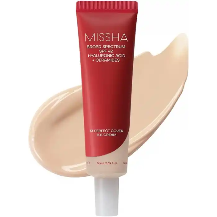 MISSHA Yoğun Kapatıcılık Sunan Nemlendirici BB Krem 50ml M Perfect Cover B.B Cream ExSPF42/PA+++ No: 21