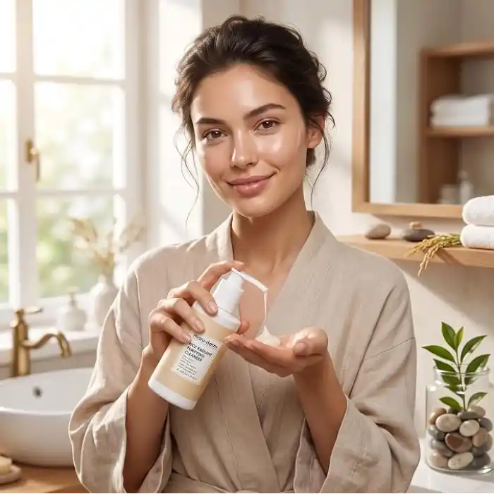 Maruderm Pirinç Özlü Aydınlatıcı Yüz Temizleme Jeli – Nazik Arındırıcı, Nemlendirici ve Canlandırıcı Temizleyici, 200 ML