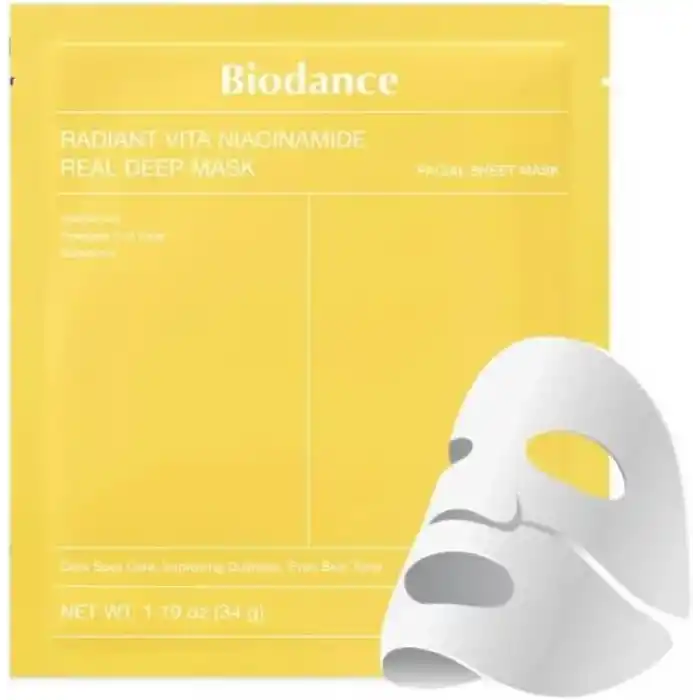 Biodance Radiant Vita Niacinamide Real Deep Mask Aydınlatıcı ve Eşitleyici Maske