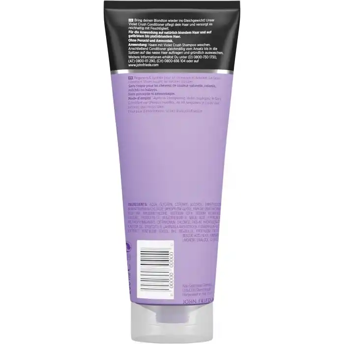 John Frieda Violet Crush Sarı Saçlara Özel Menekşe Özlü Mor Saç Bakım Kremi 250 ml
