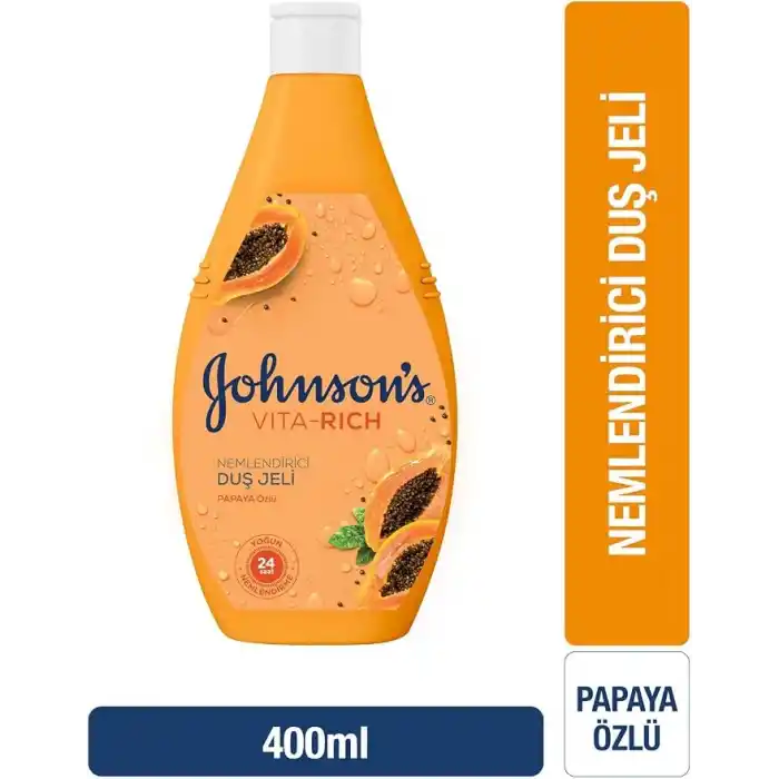 Johnson & Johnson Vita-Rich Papaya Özlü Nemlendirici Duş Jeli 400 ml