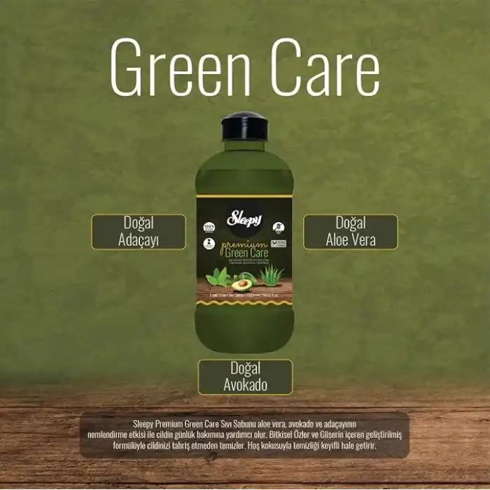 Sleepy Sıvı Sabun Premium Green Care 1500 Ml