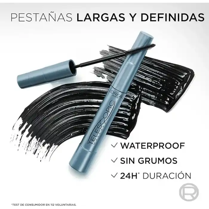 LOREAL PARIS Telescopic Suya Dayanıklı Maskara - Siyah