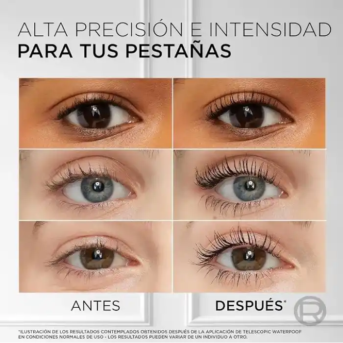 LOREAL PARIS Telescopic Suya Dayanıklı Maskara - Siyah