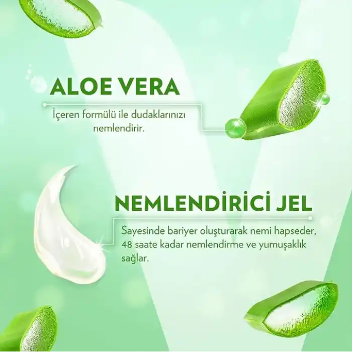 Vaseline Lip Therapy Dudak Bakım Kremi Aloe Vera 4.8 gr