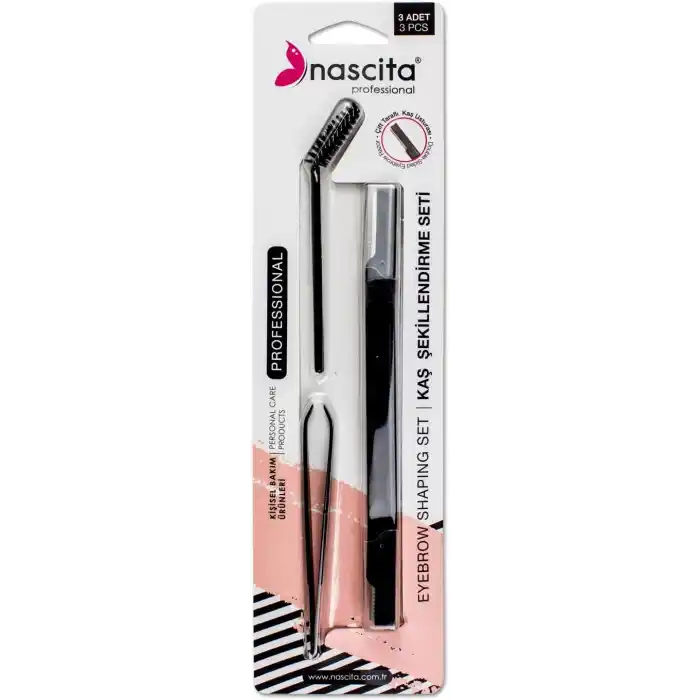 Nascita Kaş Bakım Seti Maskara Fırçası, Cımbız, Razor