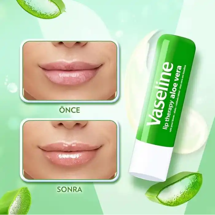Vaseline Lip Therapy Dudak Bakım Kremi Aloe Vera 4.8 gr