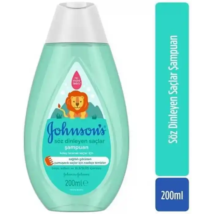 Johnsons Baby Söz Dinleyen Saçlar Serisi Kremli Şampuan, 200 ml