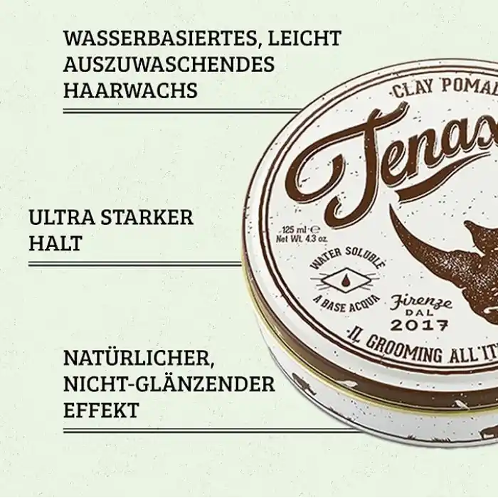 Tenax Saç Şekillendirici Pomade - Clay