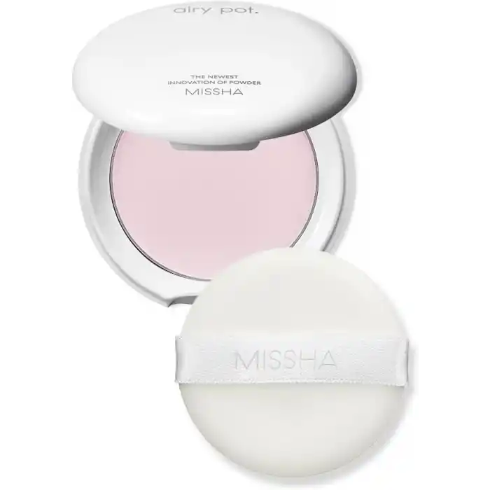 MISSHA Aydınlık ve Canlı Görünüm Sunan Ultra Hafif Sıkıştırılmış Pudra 8g Airy Pot Pressed Powder Pink