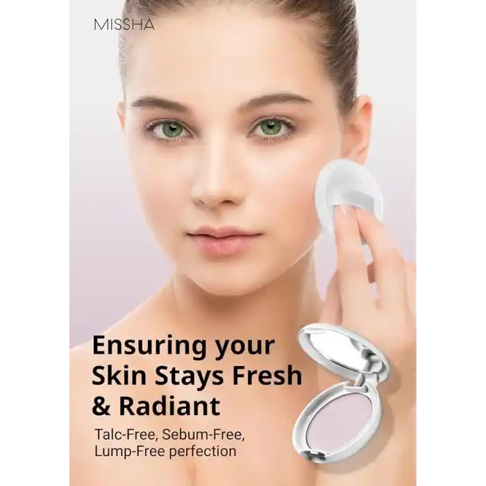 MISSHA Aydınlık ve Canlı Görünüm Sunan Ultra Hafif Sıkıştırılmış Pudra 8g Airy Pot Pressed Powder Pink