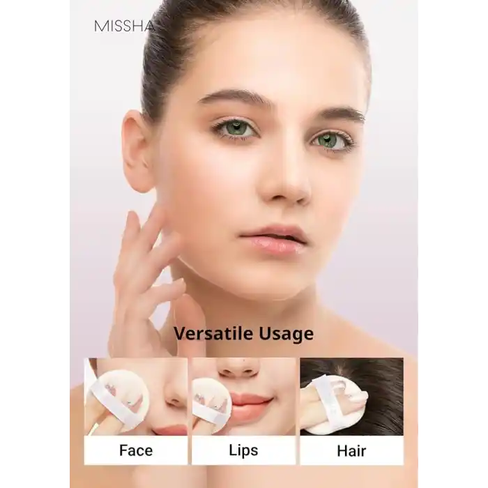 MISSHA Aydınlık ve Canlı Görünüm Sunan Ultra Hafif Sıkıştırılmış Pudra 8g Airy Pot Pressed Powder Pink