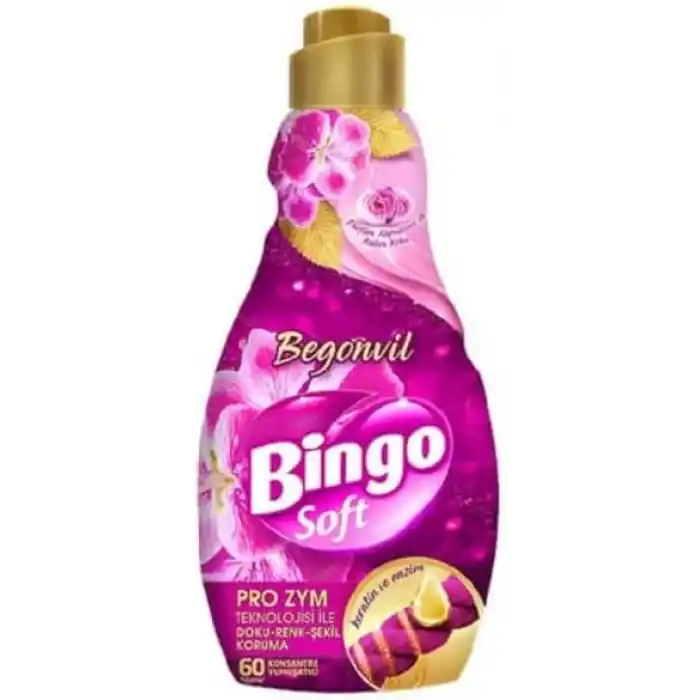Bingo Soft Çamaşır Yumuşatıcısı, 1440 ml, Begonvil