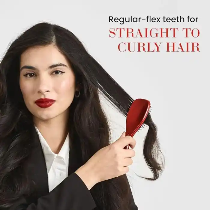 Tangle Teezer The Devil Wears Prada Ultimate Detangler Kırmızı Chrome Saç Fırçası Tarak Mini Boy