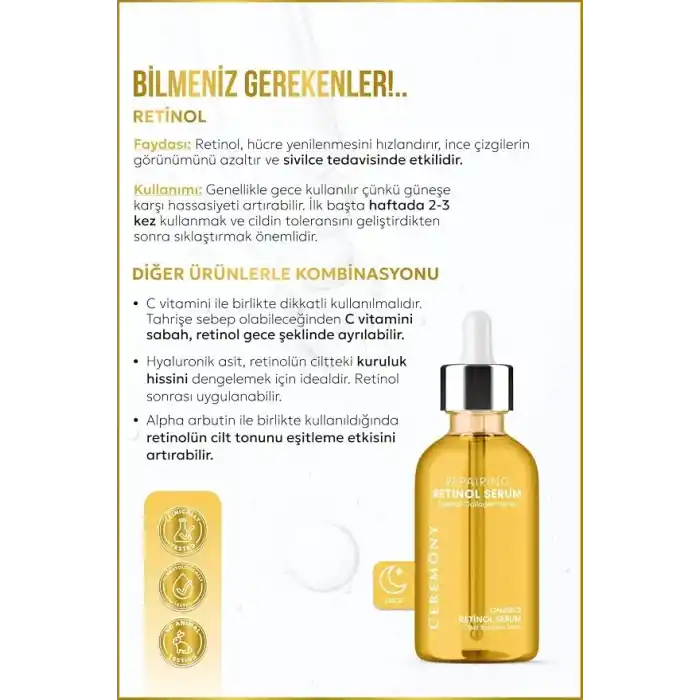 CEREMONY SERUM ONARICI RETİNOL 30 ML