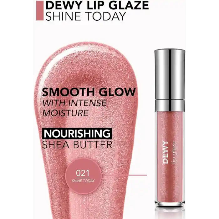Flormar Besleyici Dudak Parlatıcısı - Dewy Lip Glaze - 021 Shine Today-8682536069380