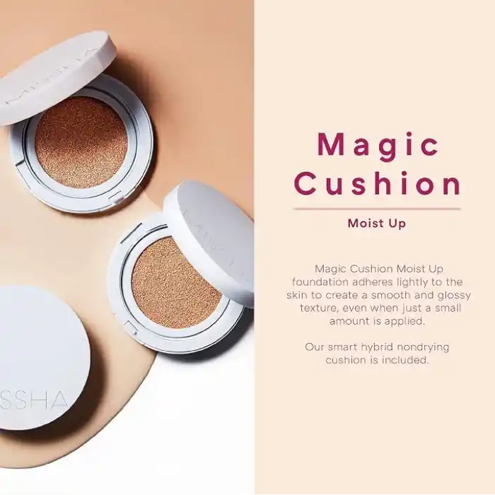 MISSHA Aydınlık Görünüm Sunan SPF50+ PA+++ Cushion Fondöten 15g Magic Cushion Moist Up no.23