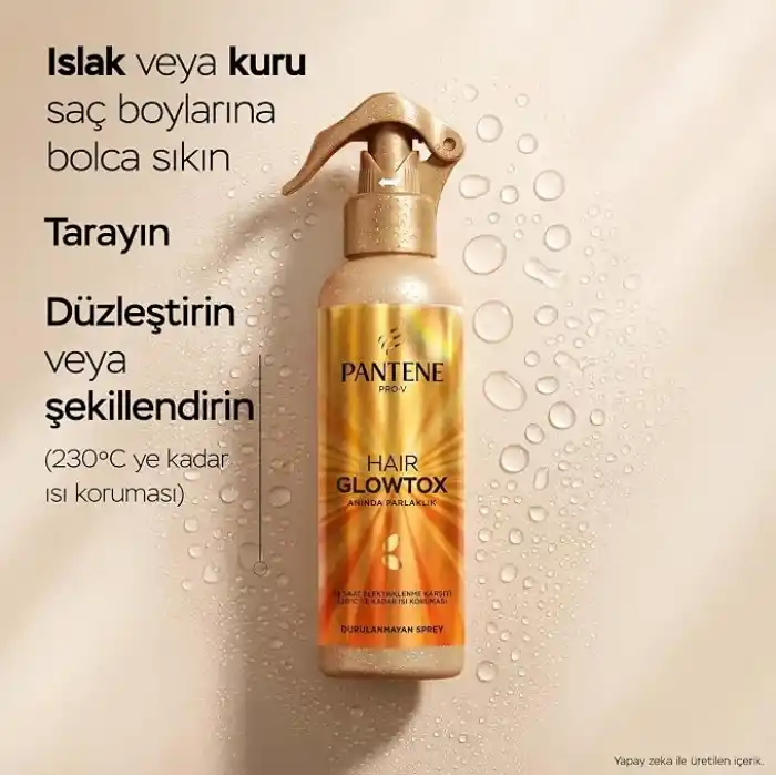 Pantene Glowtox Saç Bakım Spreyi 200 ml