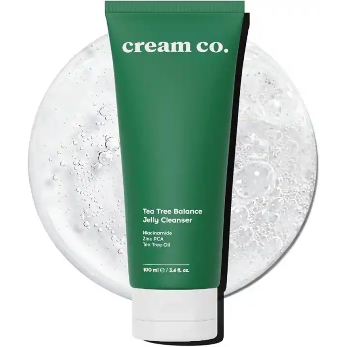 Cream Co. Sivilce & Akne & Siyah Nokta Karşıtı Yüz Temizleme Jeli, Niacinamide Çay Ağacı Yağı,100 ML
