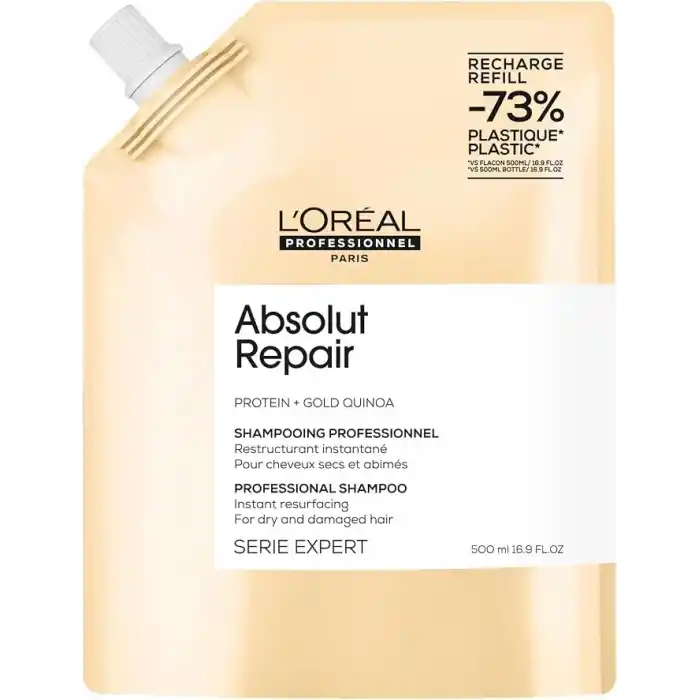 LOréal Professionnel Paris Serie Expert Absolut Repair Yıpranmış Saçlar için Onarıcı Refill Şampuan 500ml