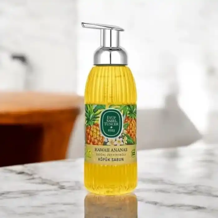 Eyüp Sabri Tuncer Doğal Zeytinyağlı Köpük Sabun Hawaii Ananas 500 Ml