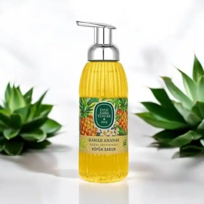 Eyüp Sabri Tuncer Doğal Zeytinyağlı Köpük Sabun Hawaii Ananas 500 Ml