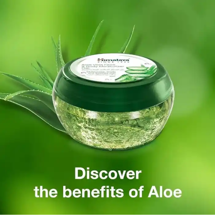 Himalaya Aloe Vera Yüz ve Vücut Nemlendirici Jel 300 ml | Serinletici, Yatıştırıcı | Parabensiz | Tüm Ciltler