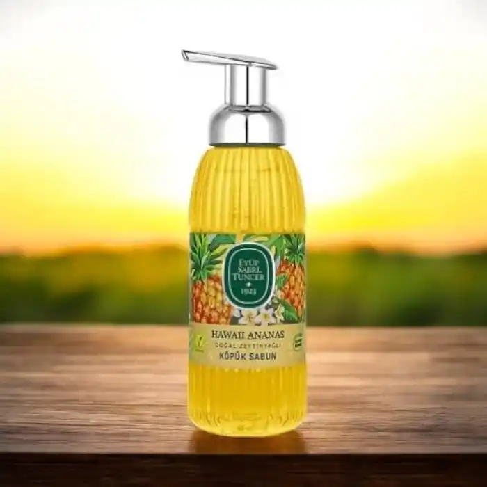 Eyüp Sabri Tuncer Doğal Zeytinyağlı Köpük Sabun Hawaii Ananas 500 Ml