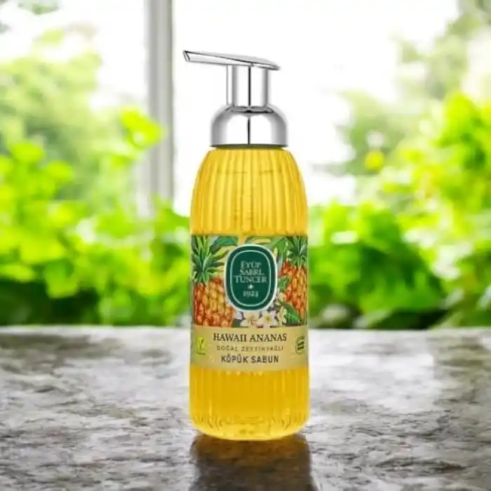 Eyüp Sabri Tuncer Doğal Zeytinyağlı Köpük Sabun Hawaii Ananas 500 Ml